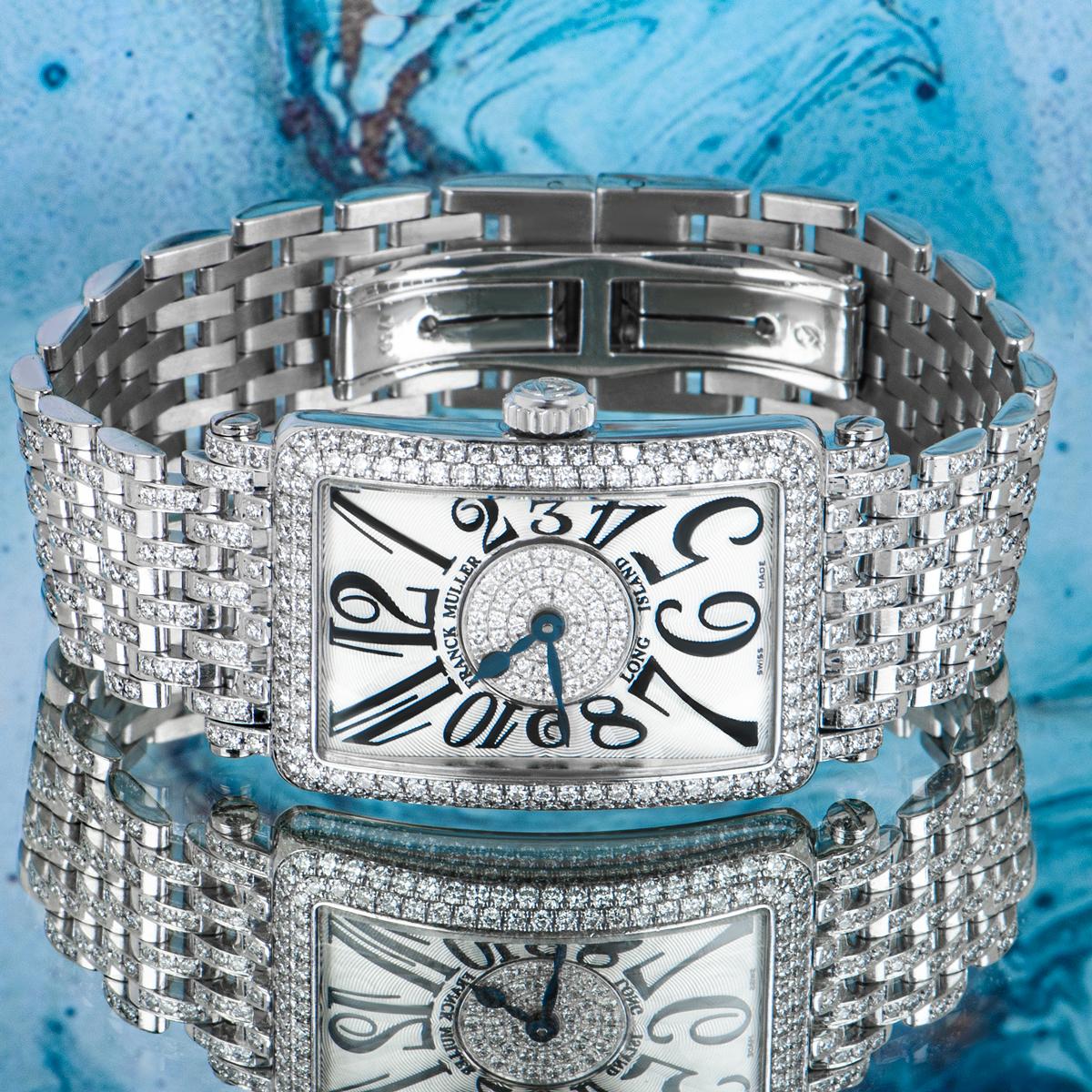 Franck Muller Long Island Diamant-Uhr 902 QZDB 1P mit Diamant-Set 2