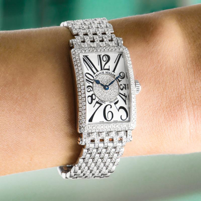 Franck Muller Long Island Diamant-Uhr 902 QZDB 1P mit Diamant-Set 3