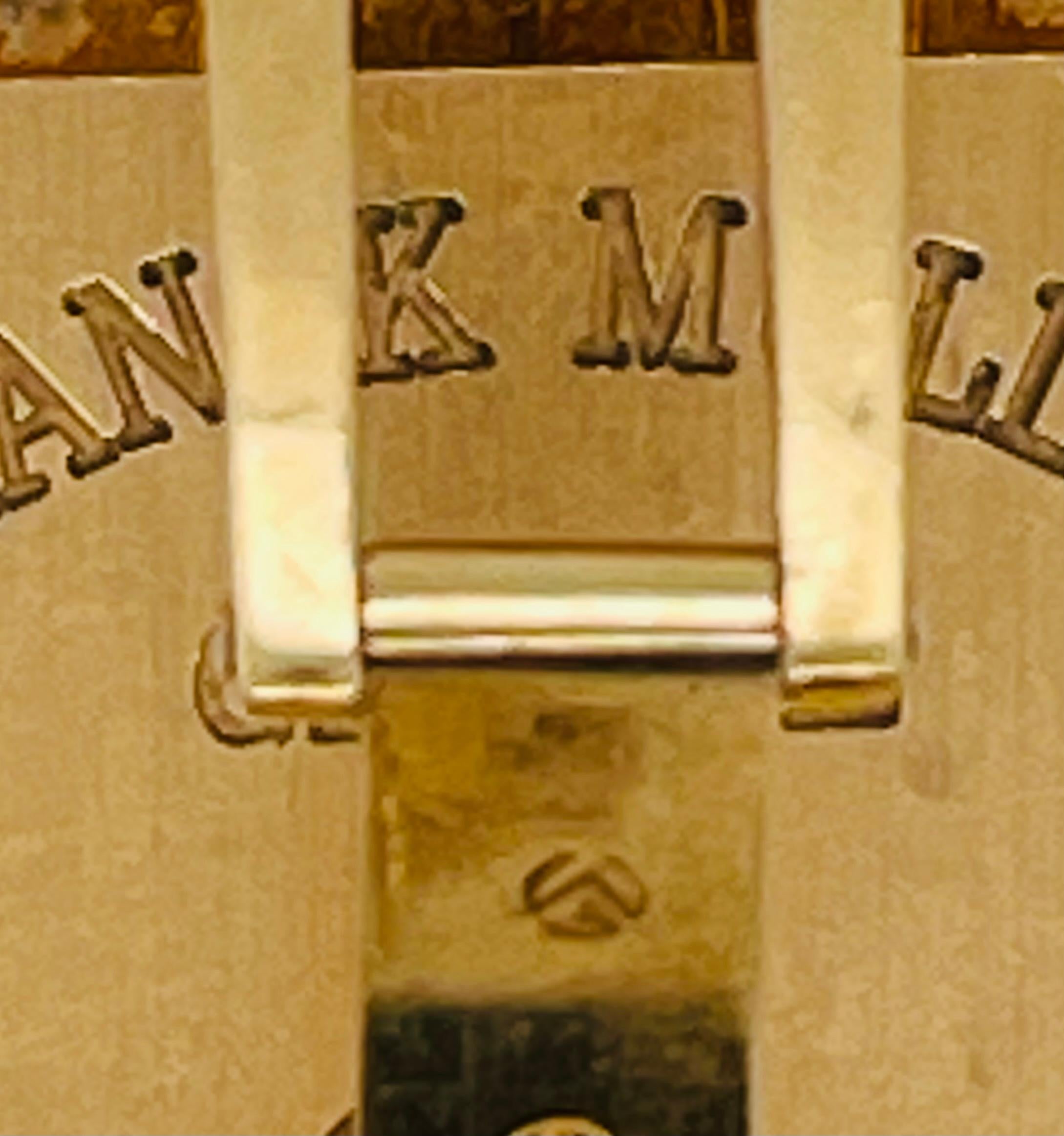 Franck Muller Master Banker Or 18K Cadran Bleu Montre Automatique pour Homme 5850 MB en vente 5