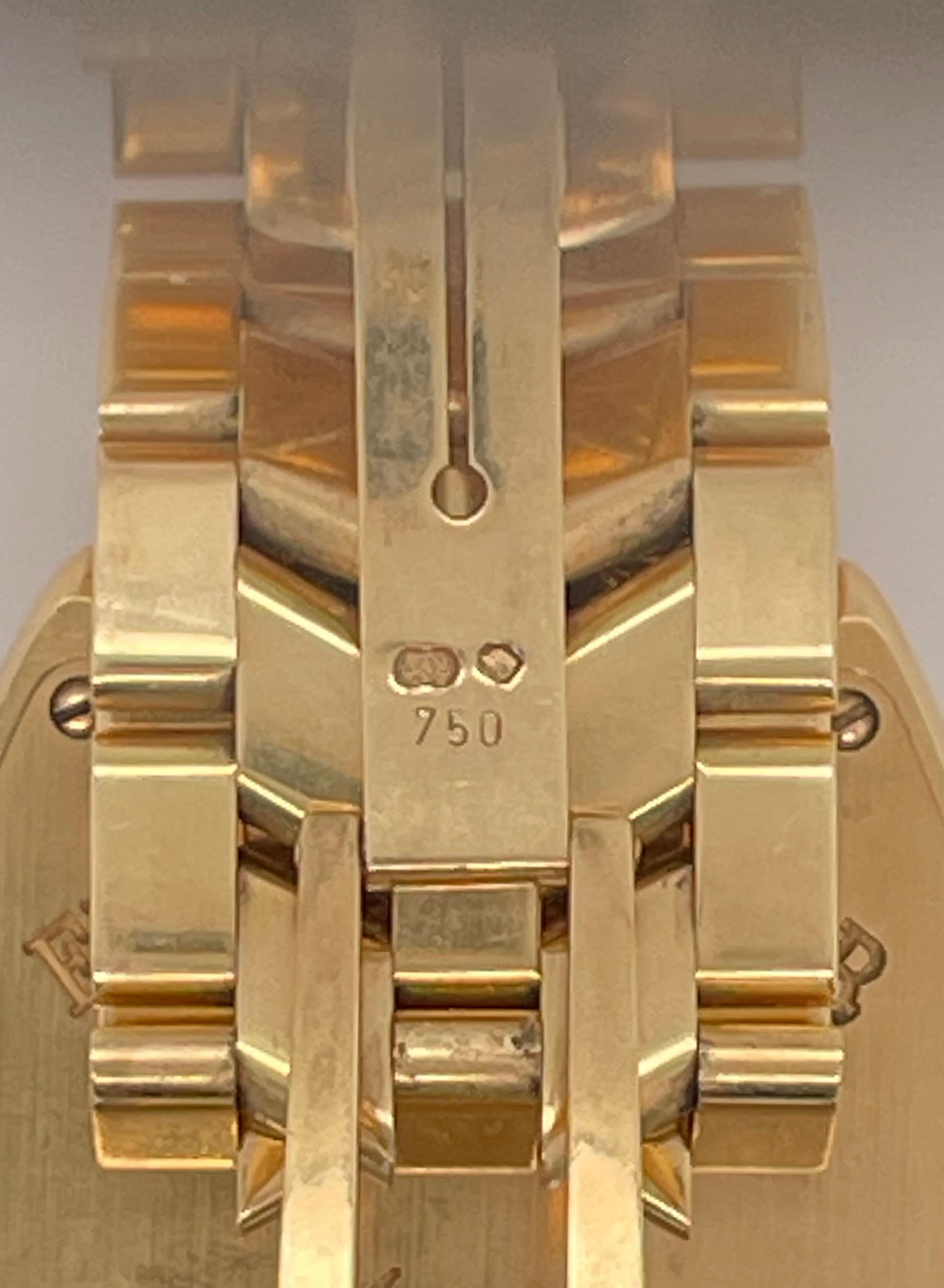 Franck Muller Master Banker Or 18K Cadran Bleu Montre Automatique pour Homme 5850 MB en vente 4
