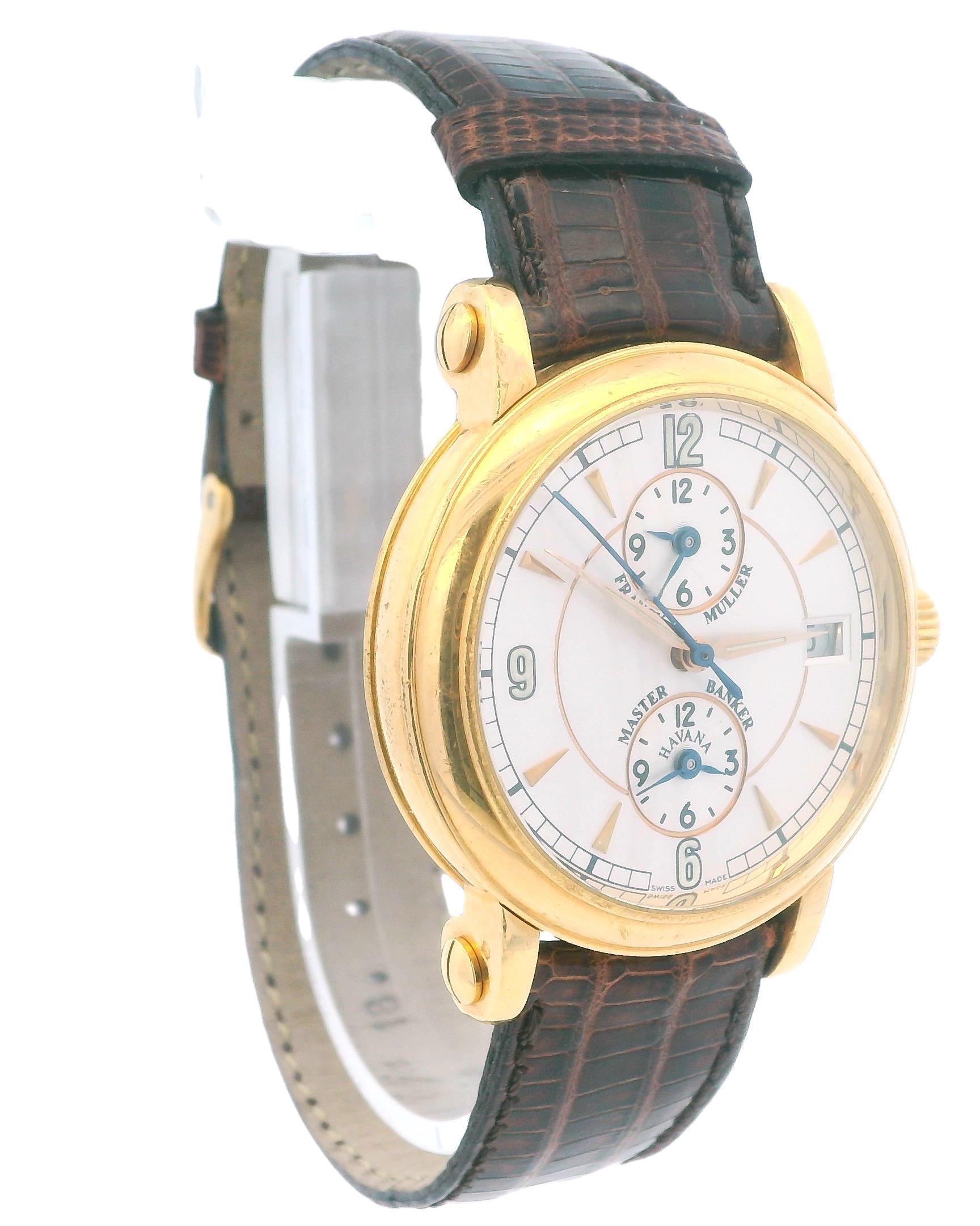 Founded in 1992 by Franck Muller and Vartan Sirmakes, the brand is renowned as the 