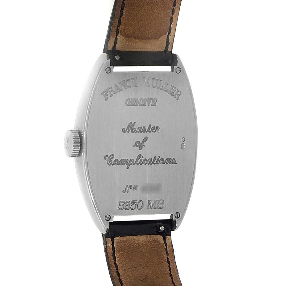 Contemporary Franck Muller Master Banker 5850MB, Silver Dial, Certified