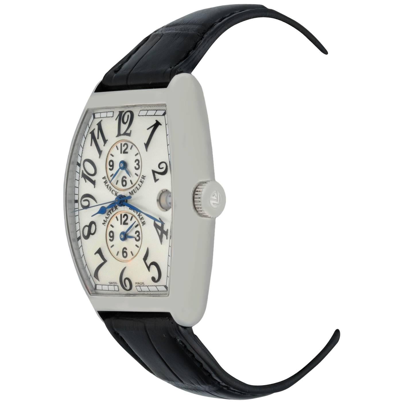 Franck Muller Master Banker Dual Time Zone Automatic Wrist Watch