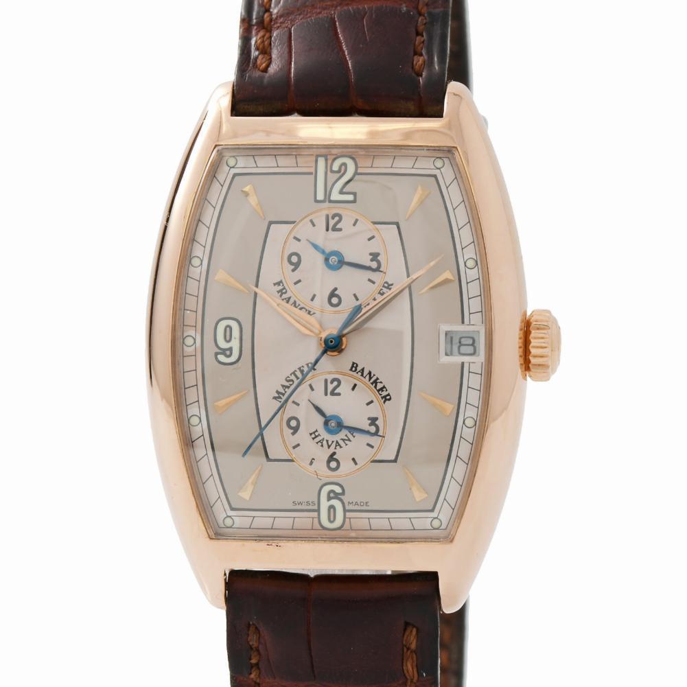 Franck Muller Master Banker Havana 2852MBHV Men's Automatic Watch Grey Dial For Sale 1