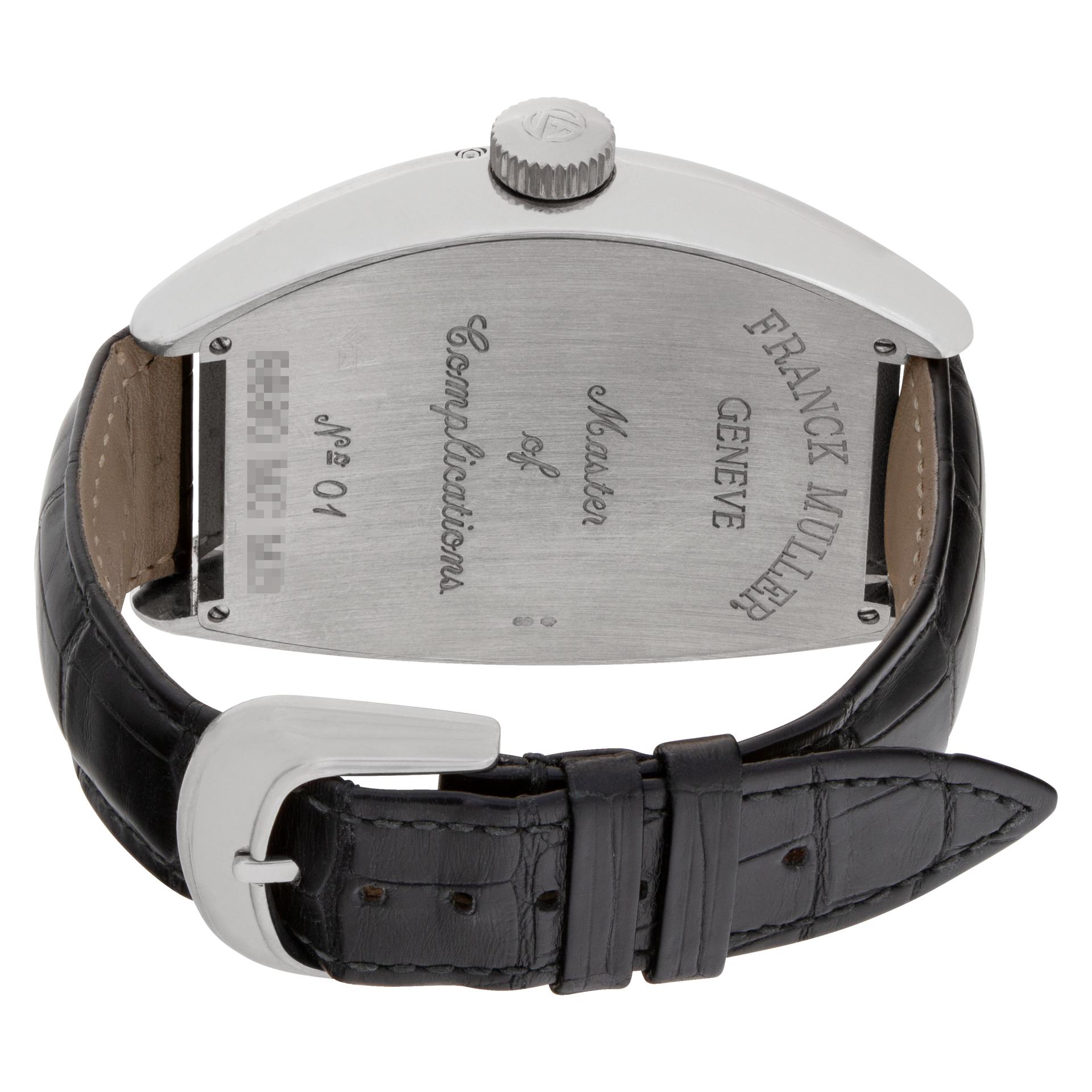 Men's Franck Muller Master Calendar 18k white gold Automatic Wristwatch Ref 9880 mc mb For Sale