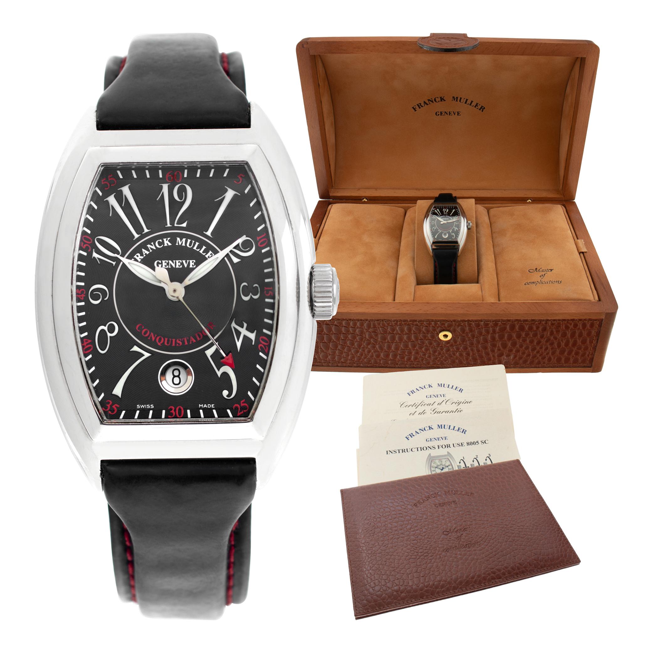 Franck Muller Master of Complication Steel Automatic Wristwatch Ref 8005 H SC 3