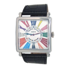 Franck Muller Master Square Color Dream 18k White Gold Automatic Watch 6000KSCDT
