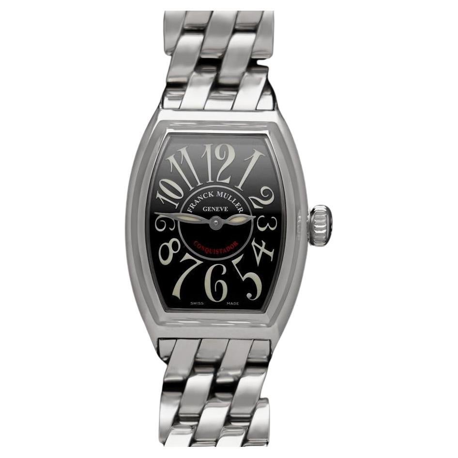 Reloj de pulsera Franck Muller Nquistador 8005 L QZ para señora - Acero inoxidable