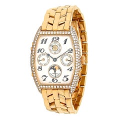 Franck Muller Perpetual Calendar 18k Yellow Gold Women's Watch Manual 7500 QPD