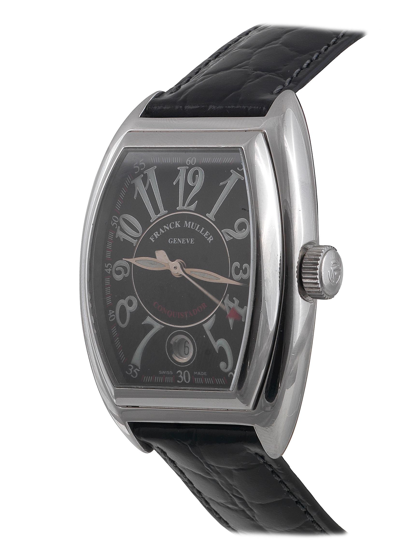 Contemporary Franck Muller Ref. 8005 Conquistador Stainless Steel Wristwatch