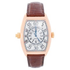 Franck Muller Secret Hours 18K Rose Gold Watch