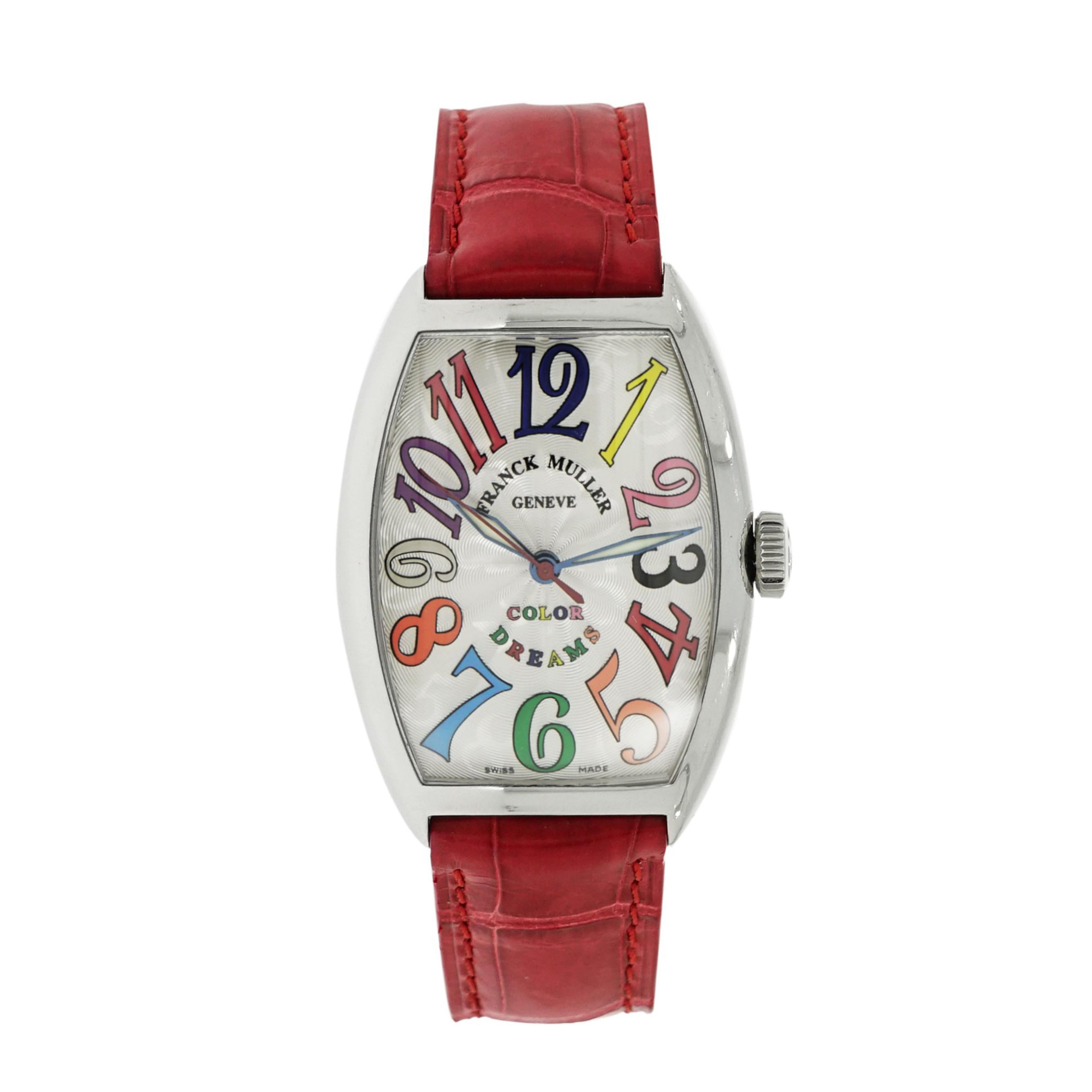 Franck Muller Stainless Steel Color Dreams self-winding Wristwatch 