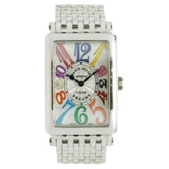 Franck Muller Stainless Steel Long Island Color Dreams 