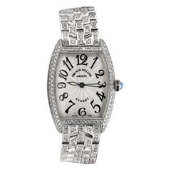 Reloj Franck Muller Sunset de oro blanco de 18 quilates y diamantes 1163