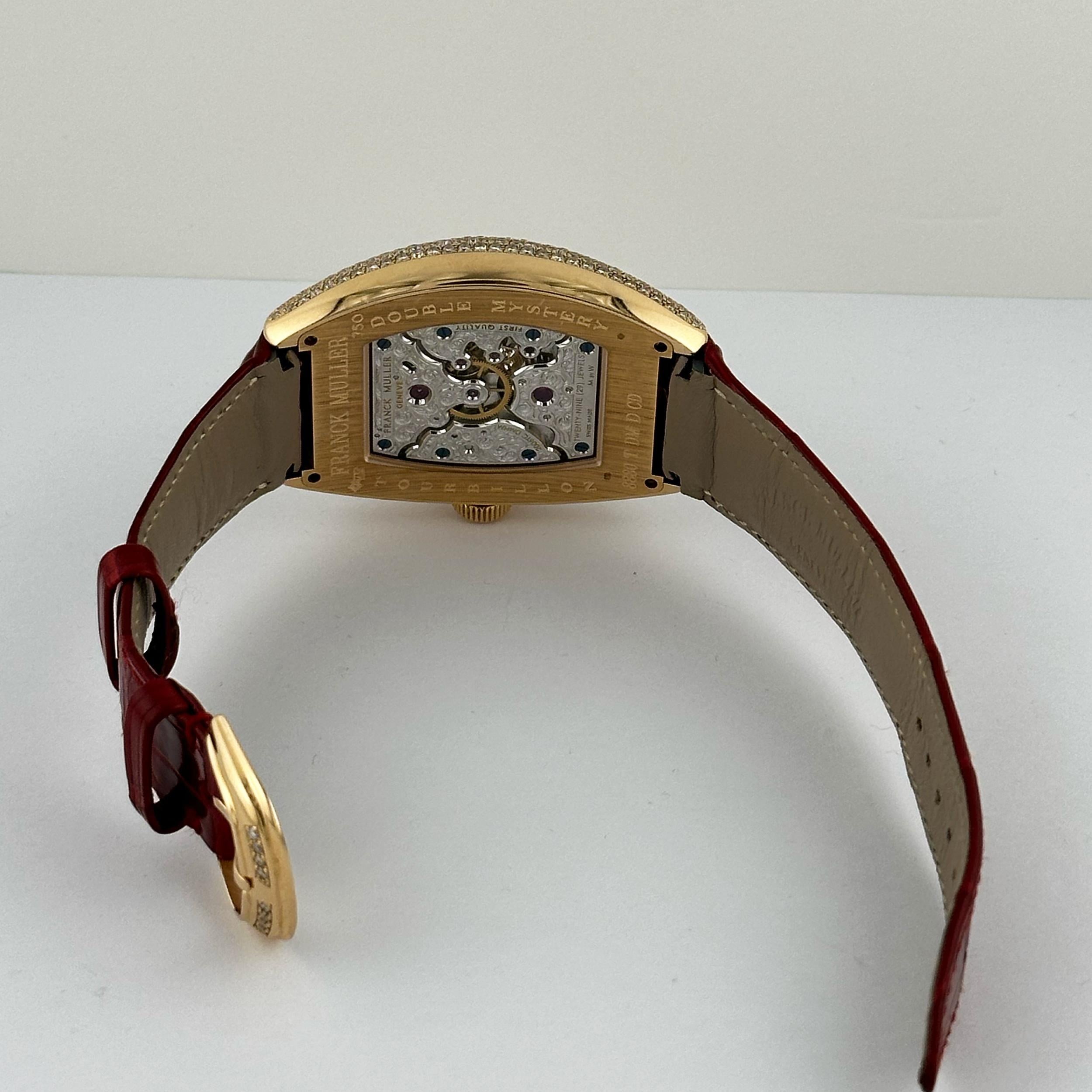 Franck Muller Tourbillon Double Mystery Full Factory Diamanten Roségold 8880 4