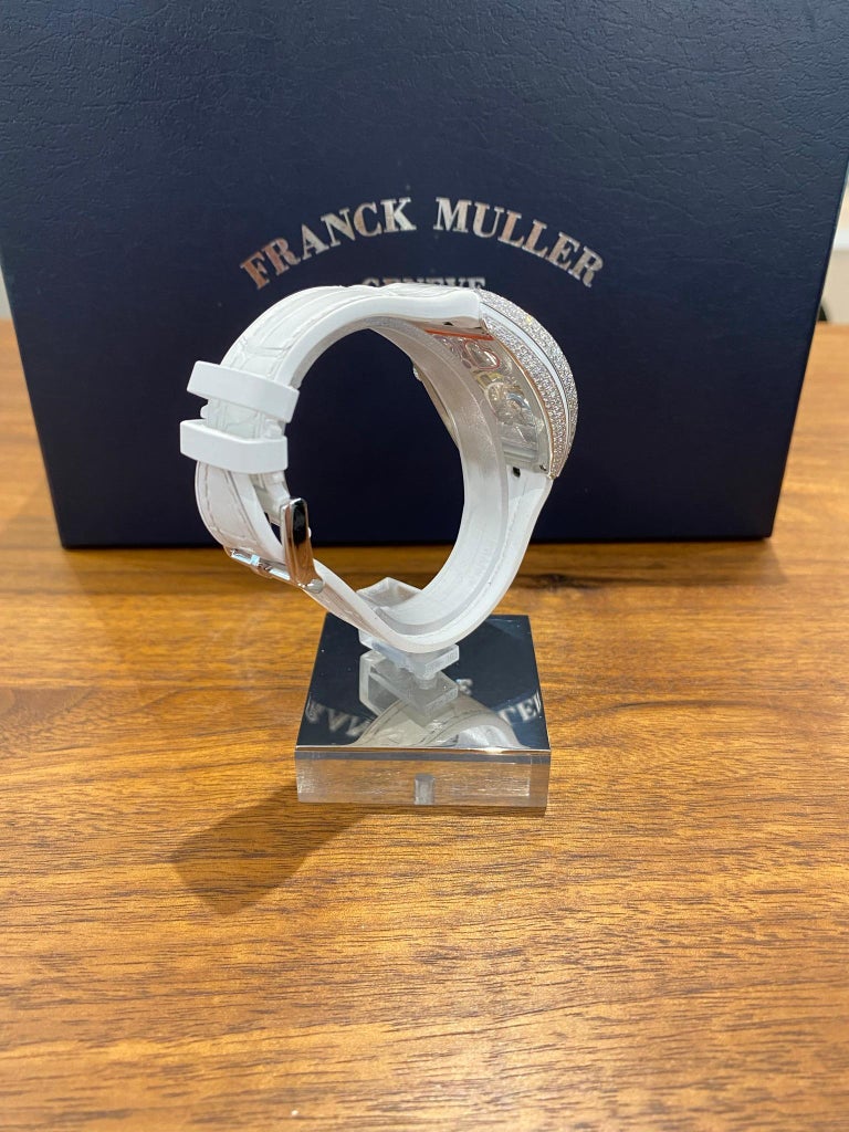 Women's or Men's Franck Muller Vanguard Lady Heart Skeleton Color Dreams Diamond For Sale