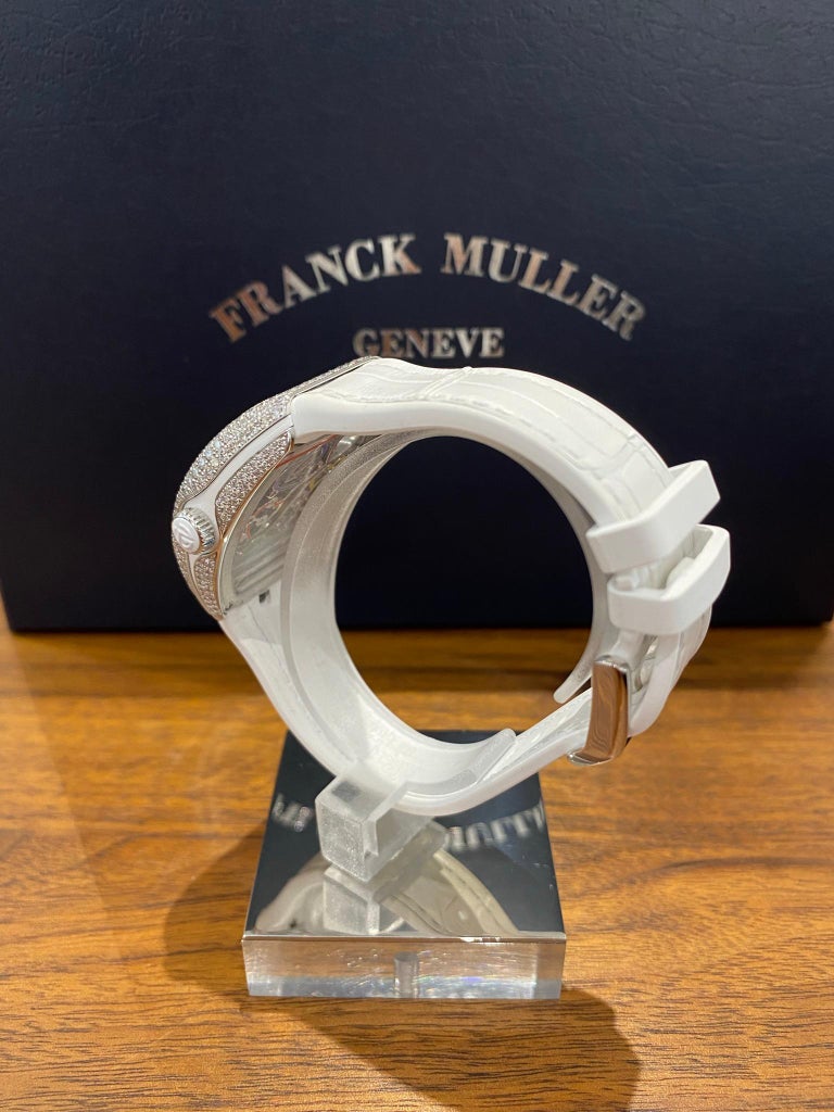 Franck Muller Vanguard Lady Heart Skeleton Color Dreams Diamond For Sale 2