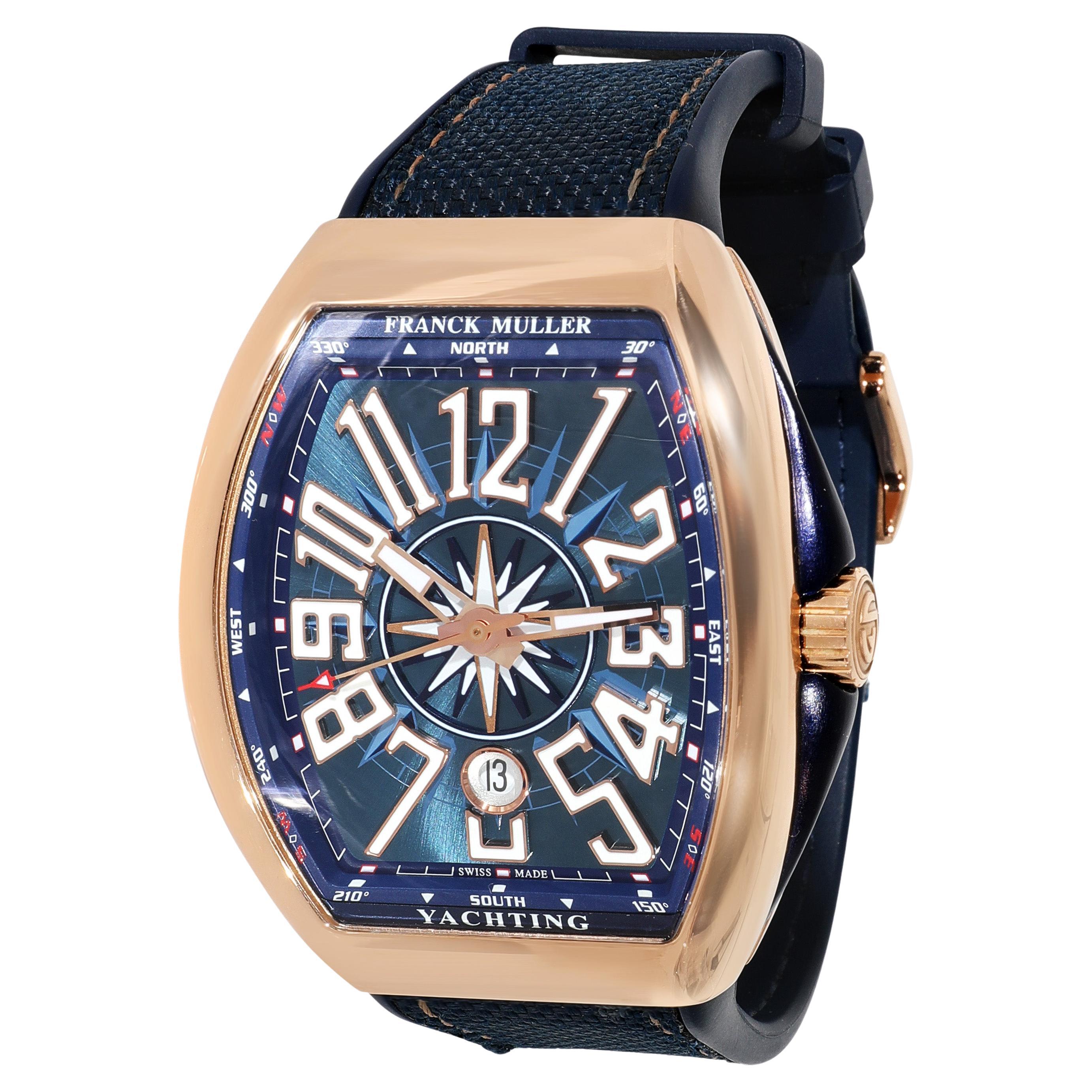 Franck Muller Vanguard V45 SC DT Yachting Men's Watch in 18kt Rose Gold For Sale