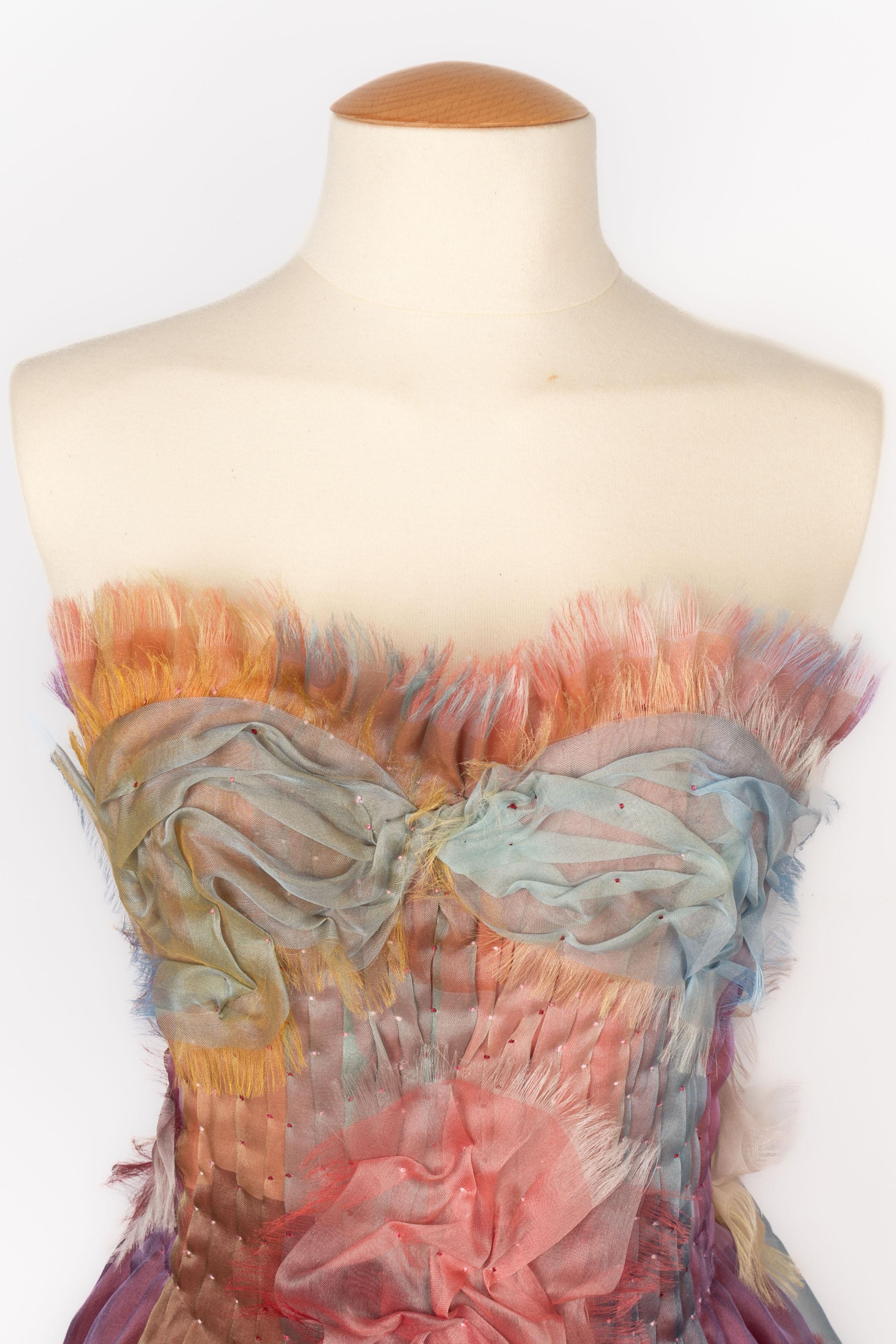 Donna Franck Sorbier abito bustier Alta Moda Estate 2023 in vendita