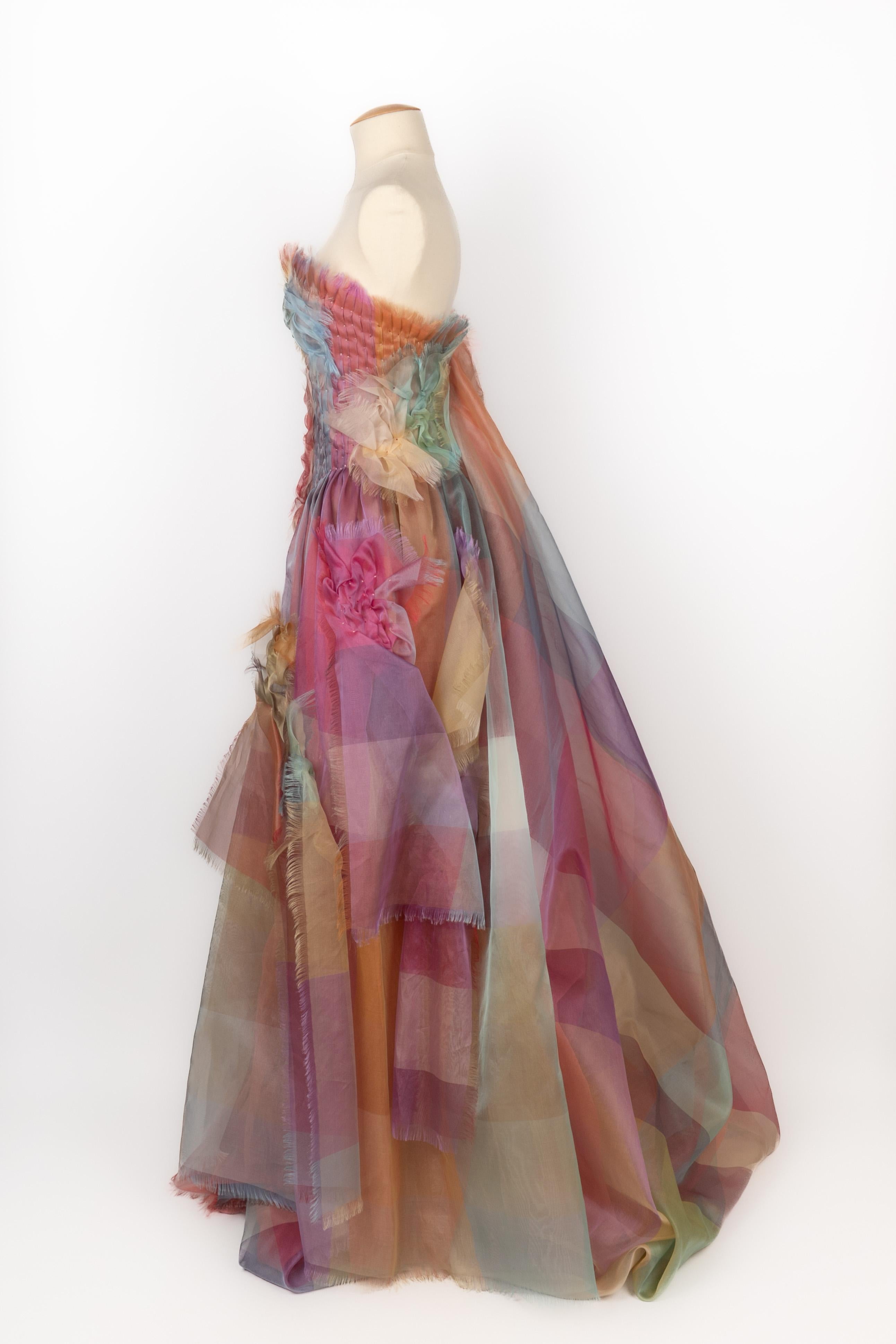 Franck Sorbier abito bustier Alta Moda Estate 2023 in vendita 1