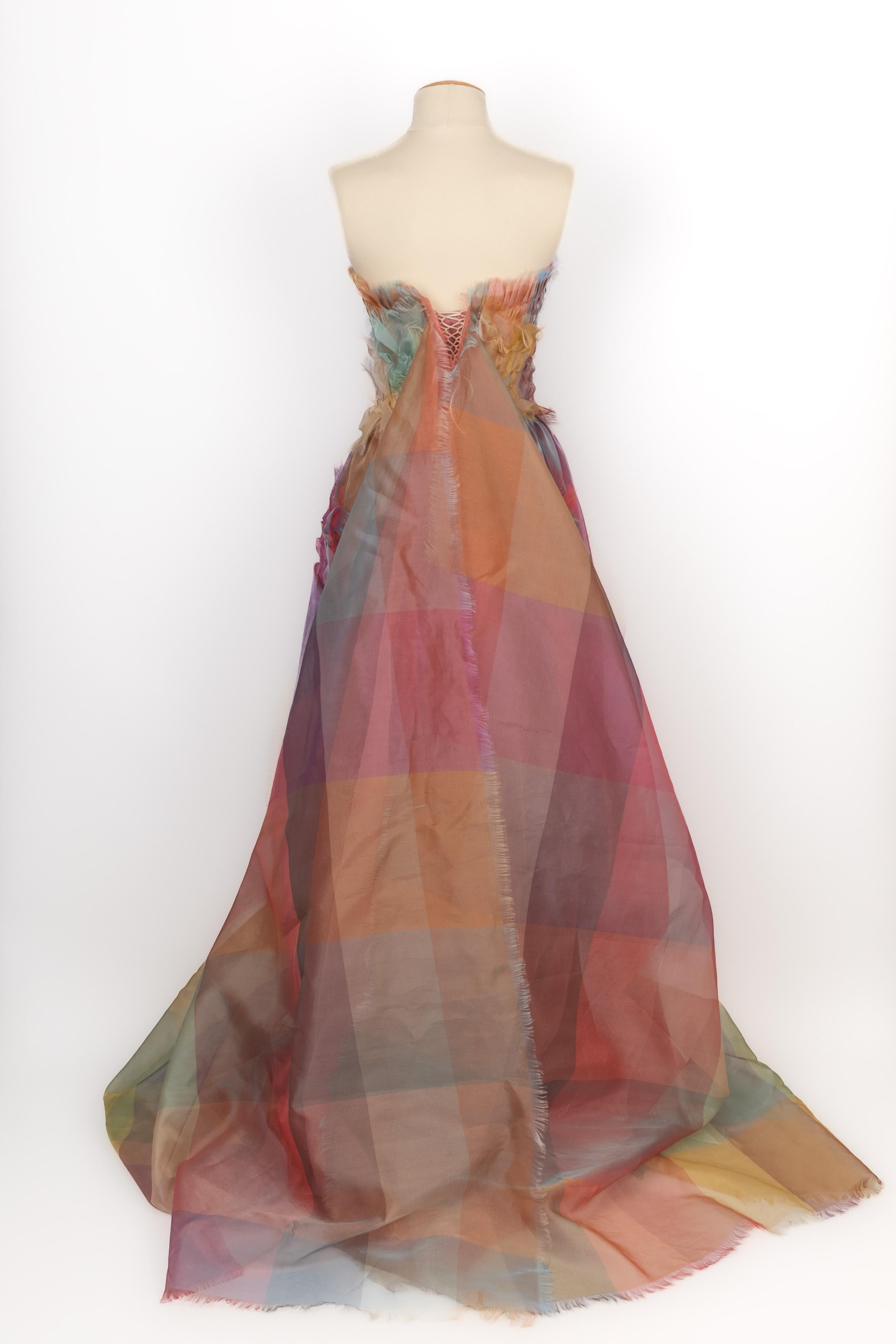Franck Sorbier abito bustier Alta Moda Estate 2023 in vendita 2