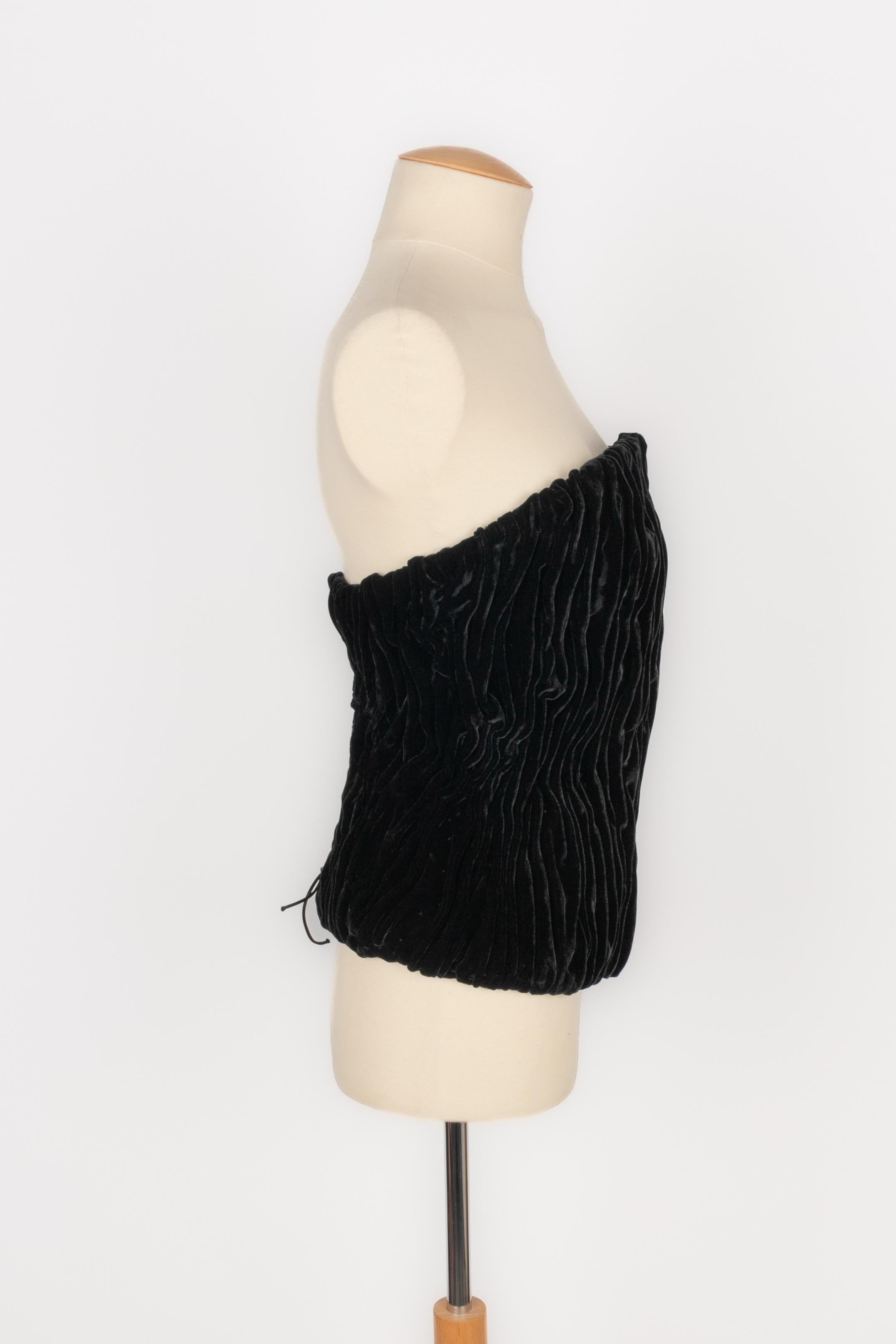 Franck Sorbier Bustier Haute Couture 2024 (Schwarz) im Angebot
