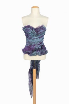 Franck Sorbier bustier top Haute Couture 2023