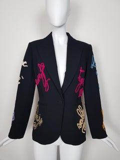 FRANCK SORBIER haute couture blazer "COULEURS" 90s