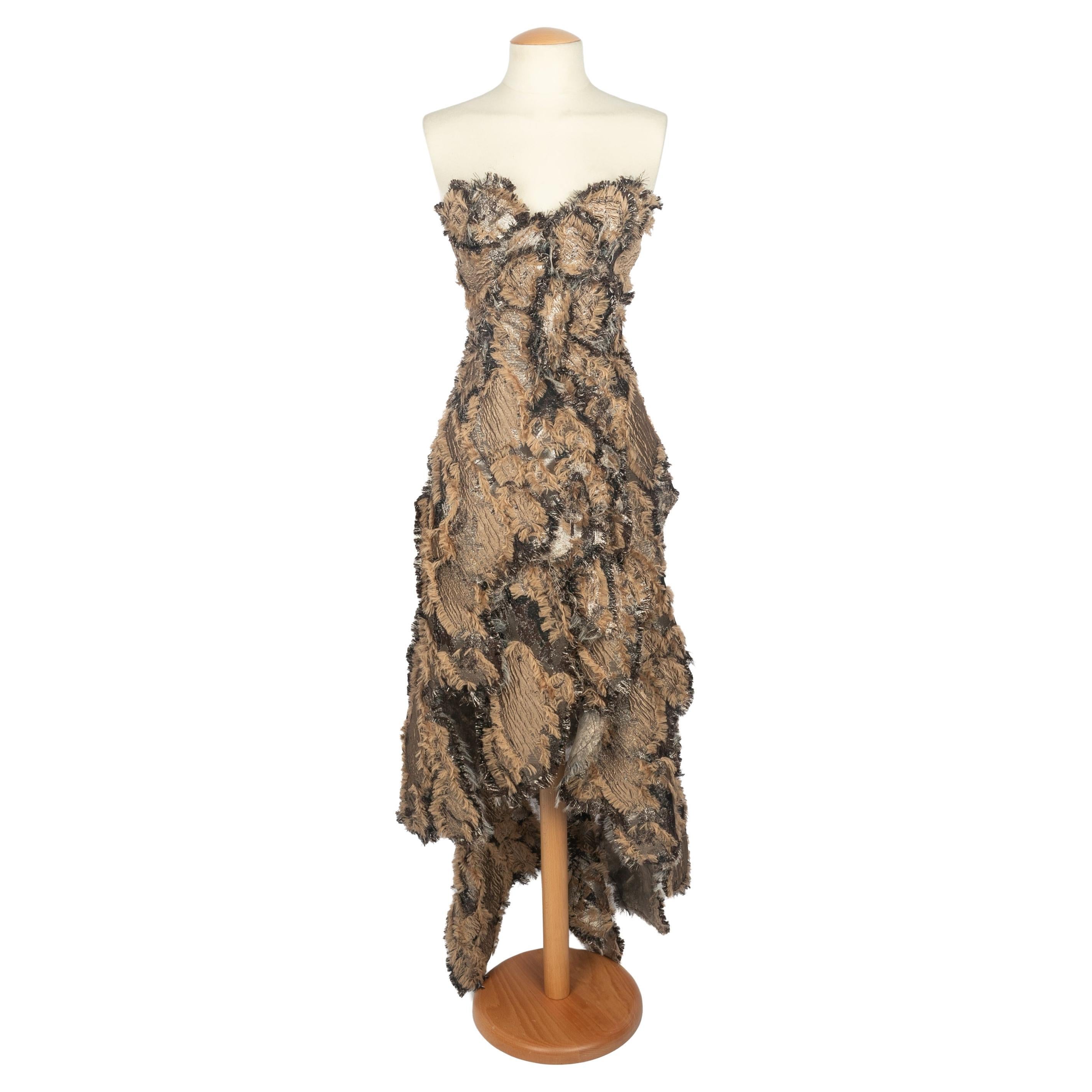 Franck Sorbier Kleid 'Barbarische Sinfonie' Haute Couture Sommer 2025
