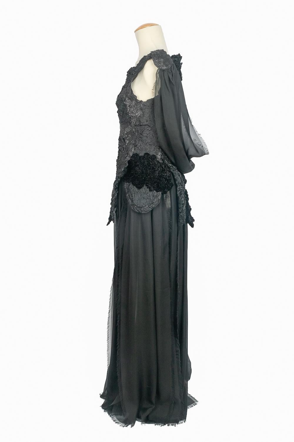 Robe Franck Sorbier 'Les révoltes barbares' Haute Couture Eté 2025 en vente 3