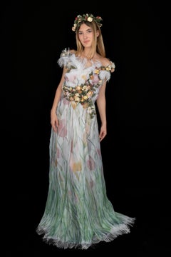 Vestido Franck Sorbier 'Pirate et son jardin secret' de Franck Sorbier Haute Coutu