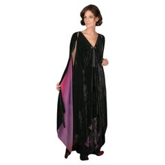 Franck Sorbier Haute Couture Cape in Velvet, 2014/15