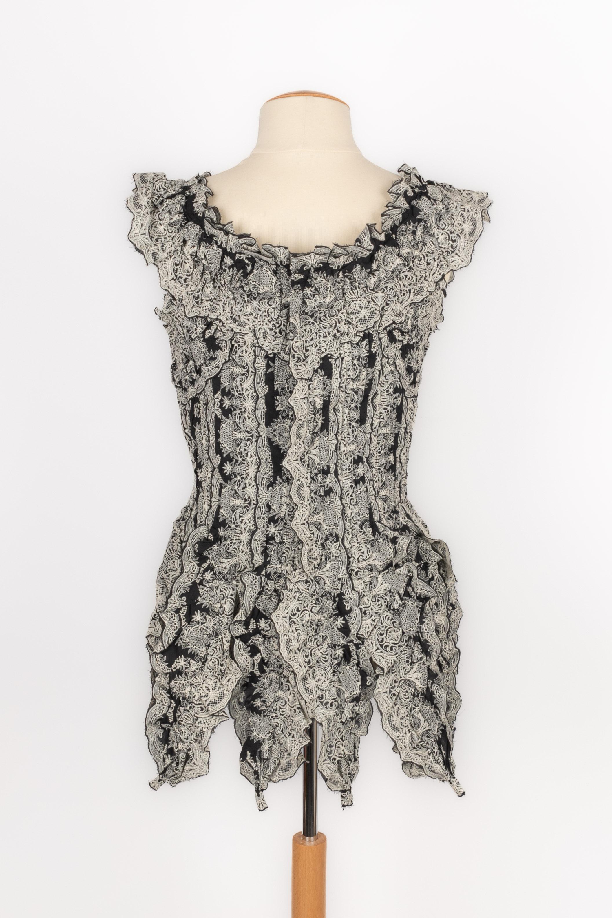 Franck Sorbier Haute Couture Top “The Song of the Healers” 2024 In Excellent Condition In SAINT-OUEN-SUR-SEINE, FR
