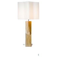 Franck Yellow Table Lamp by Pierre-Axel Coulibeuf