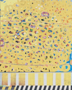 Divertimento per le vacanze di primavera #3 - Pittura gialla vibrante, artista haitiano, arte caraibica
