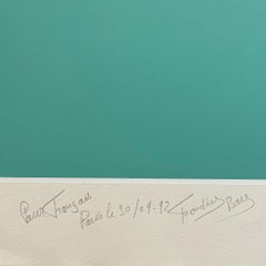 Francky Boy, Francky Plane, 1992 Silkscreen Print on Arches paper, signed, dated