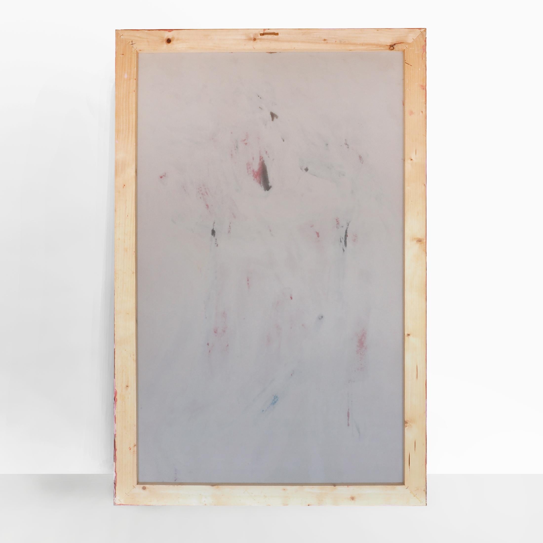 Francky Criquet - NO TITLE/ pink - oil on canvas - 95x147cm For Sale 5
