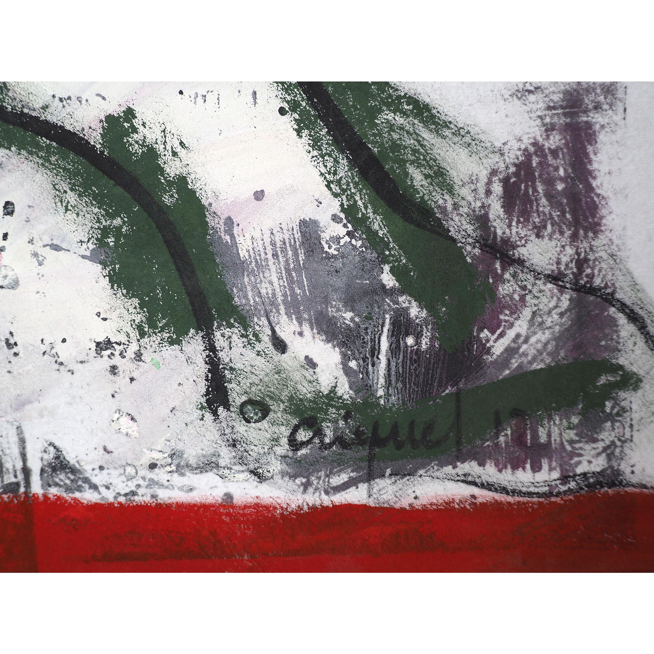 Francky Criquet - NOT TITLE /urban - oil on canvas - 95x148cm For Sale 5