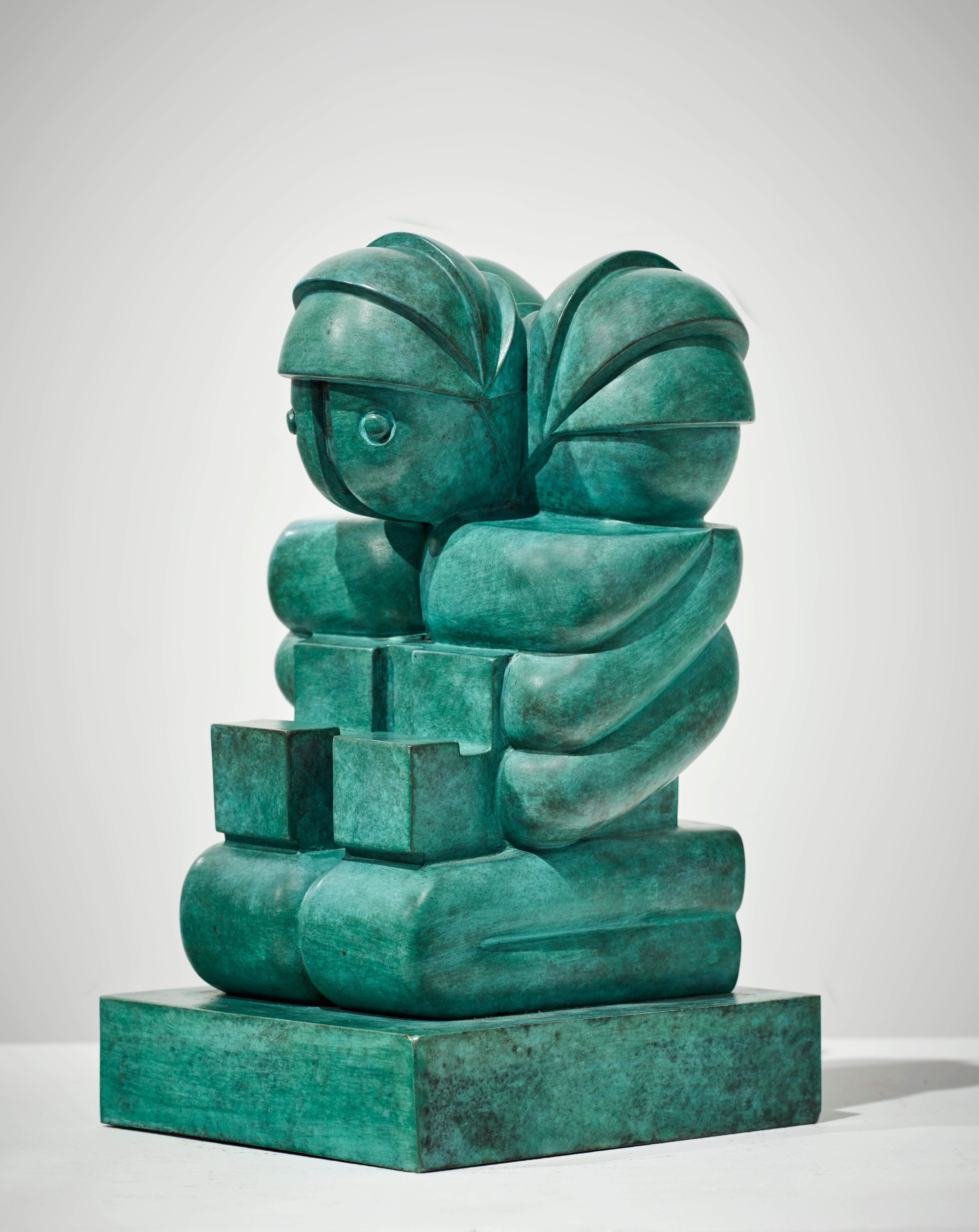 Familia 4/6 - Sculpture by Franco Adami