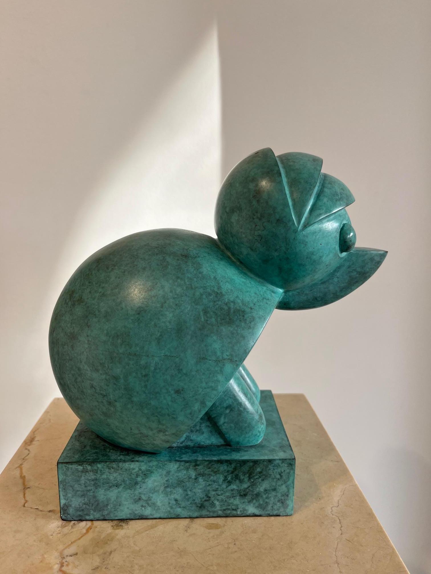 La Naissance du Pelican  - Sculpture by Franco Adami