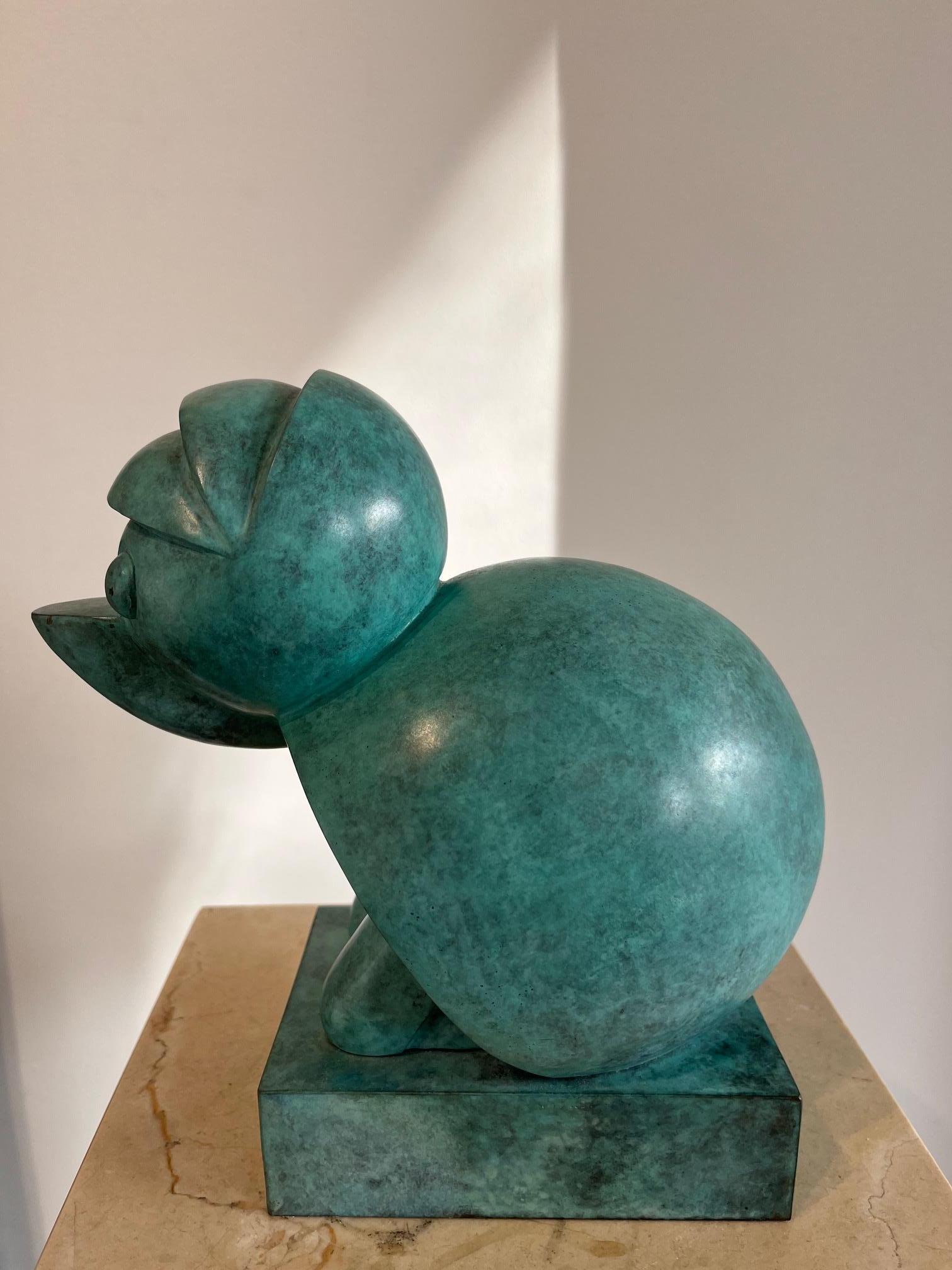 La Naissance du Pelican  - Contemporary Sculpture by Franco Adami