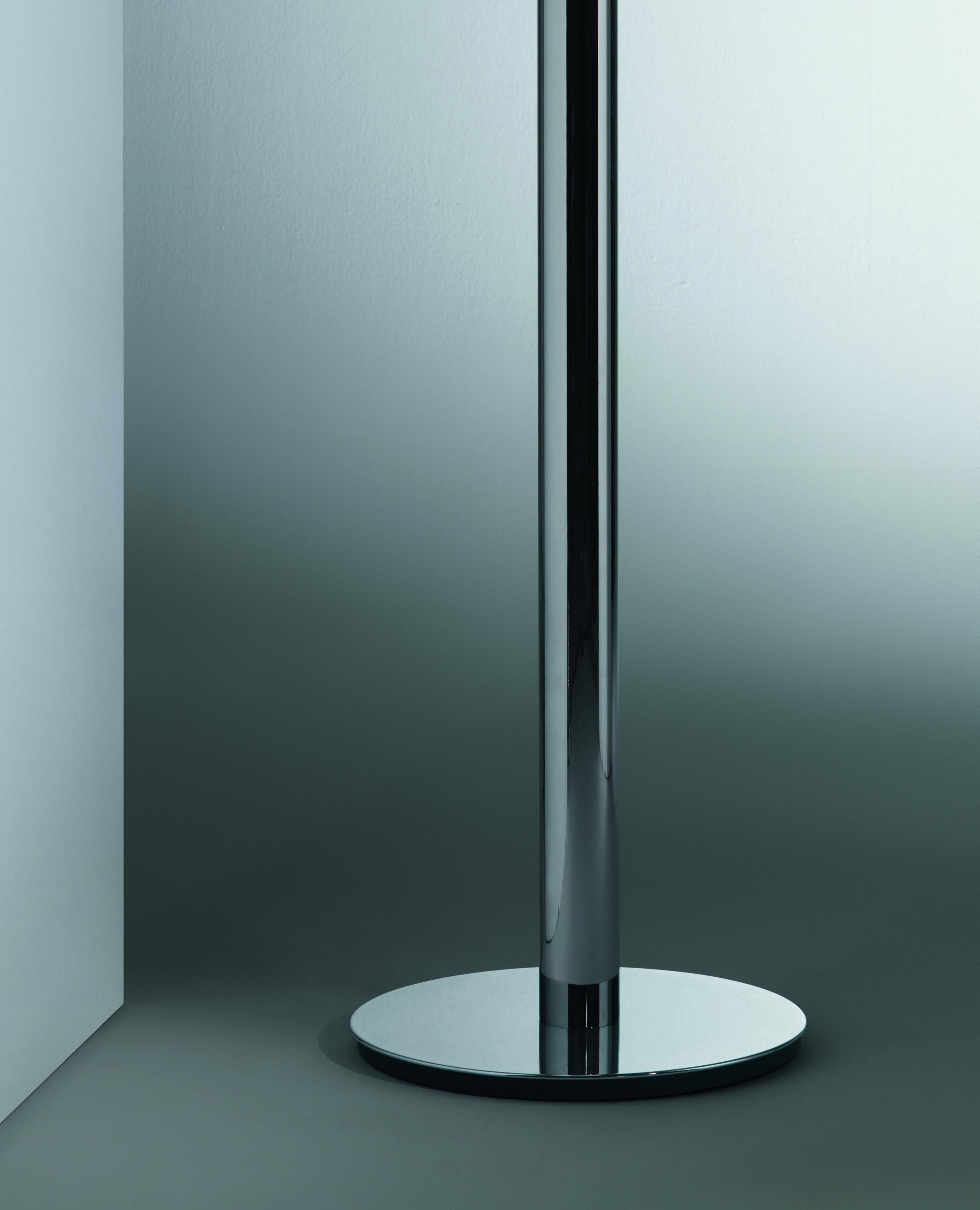 Franco Albini and Franca Helg AM2C Opaline Glass & Metal Floor Lamp for Nemo For Sale 1