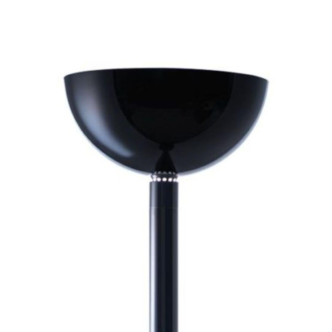 Franco Albini and Franca Helg 'Am2Z' Floor Lamp for Nemo in Black Chrome For Sale 1