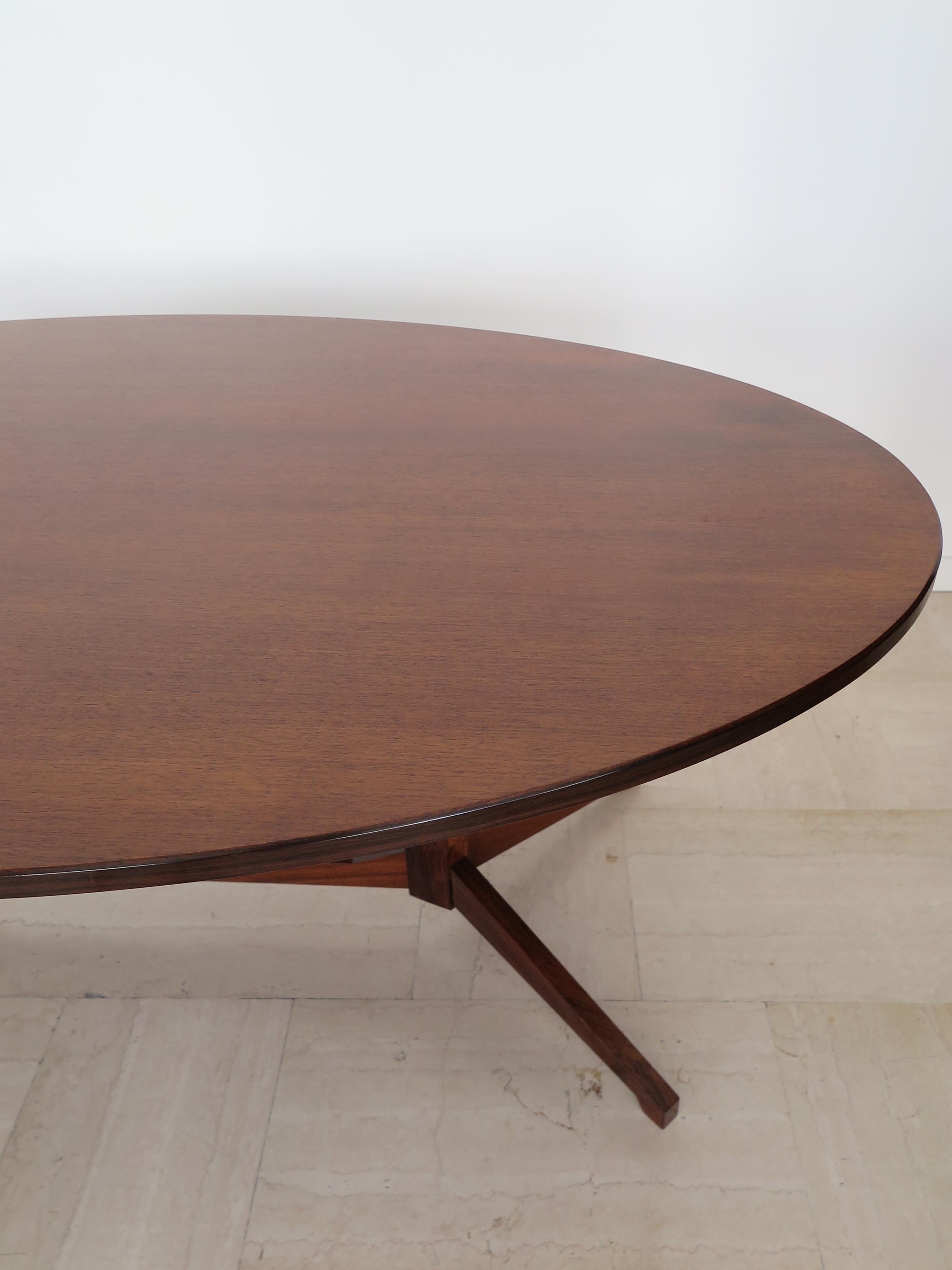 Bois Table de salle à manger italienne Franco Albini et Franca Helg pour Poggi TL22 en vente