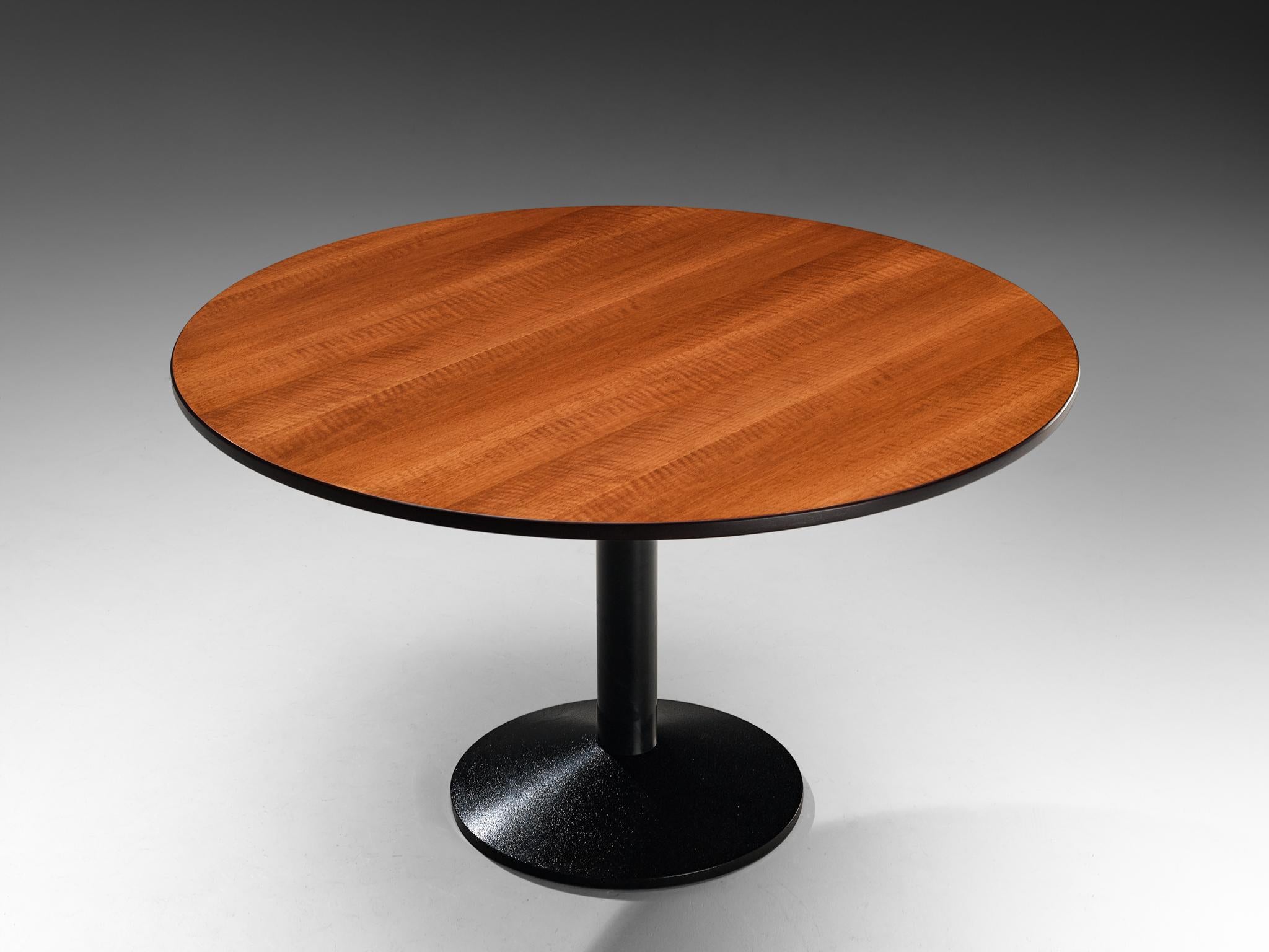 Franco Albini and Franca Helg for Poggi, pedestal table, model 'TL30', walnut, lacquered steel, Italy, 1961

The TL30 pedestal table, designed by Franco Albini and Franca Helg for Poggi in 1961, is a quintessential example of modernist restraint.