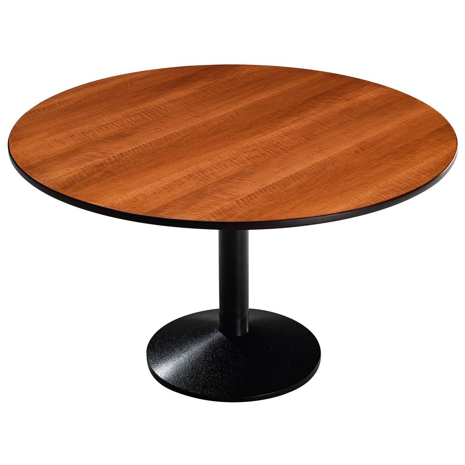 Franco Albini and Franca Helg for Poggi 'TL30' Round Table in Walnut and Steel For Sale