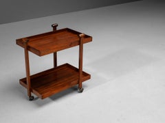 Chariot de chariot en teck Franco Albini et Franca Helg pour Poggi