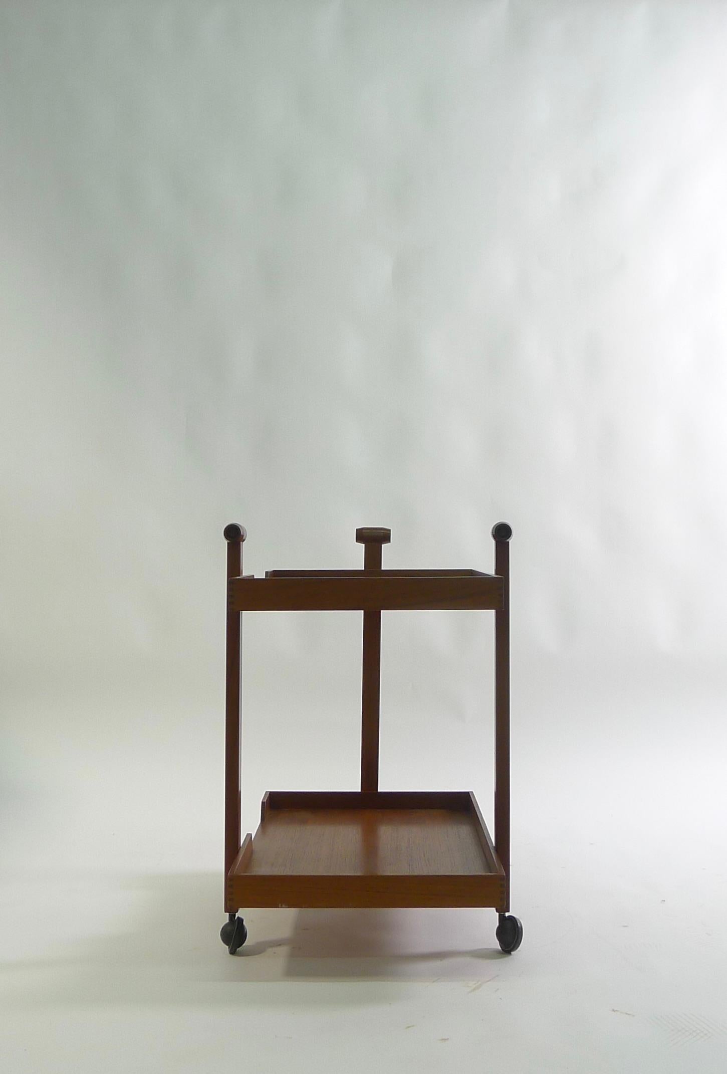 Woodwork Franco Albini and Franca Helg, Model CR20 Teak Serving Table, Design, 1958