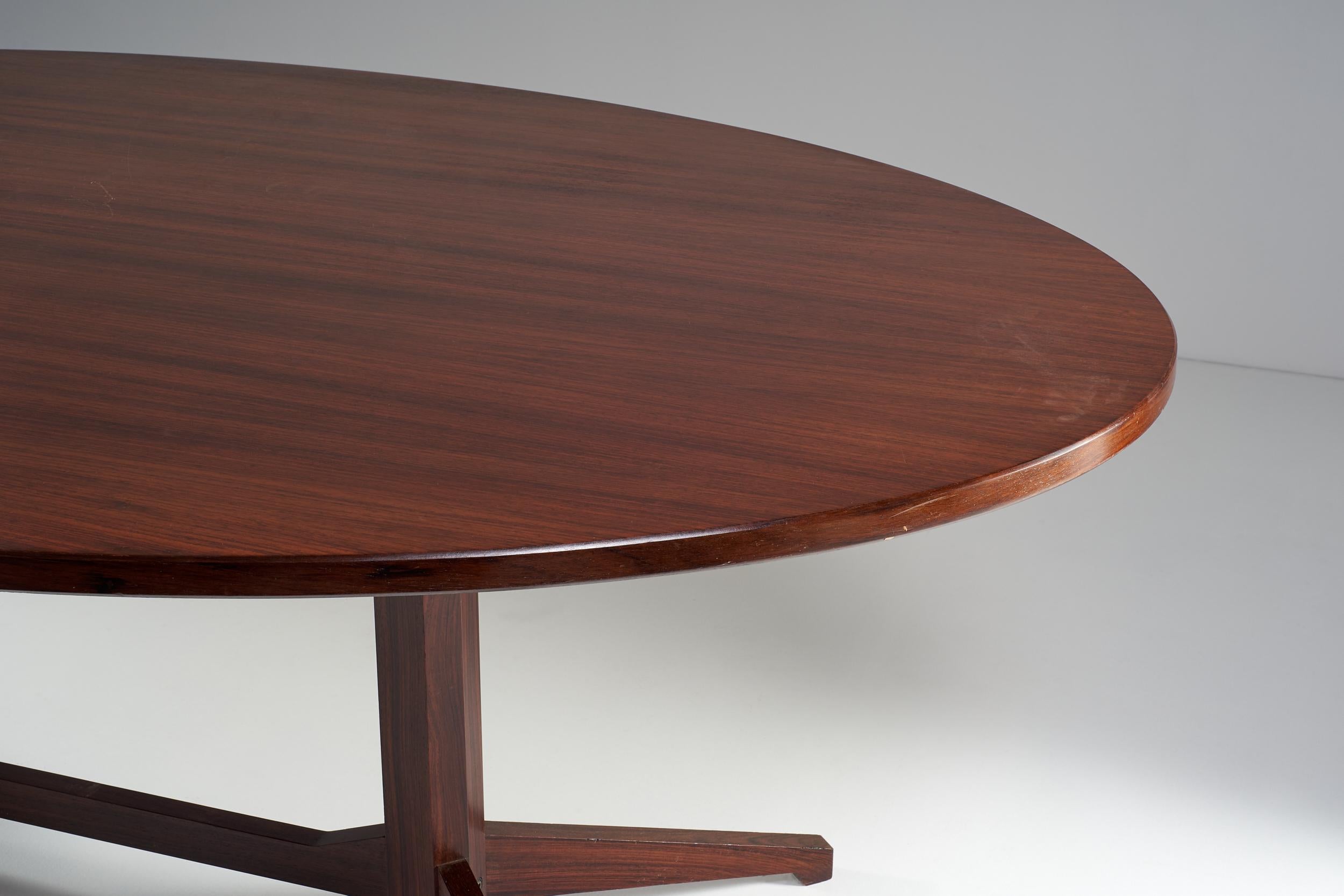 Mid-Century Modern Franco Albini and Franca Helg Table TL22 Wood Poggi, Italy, circa 1958