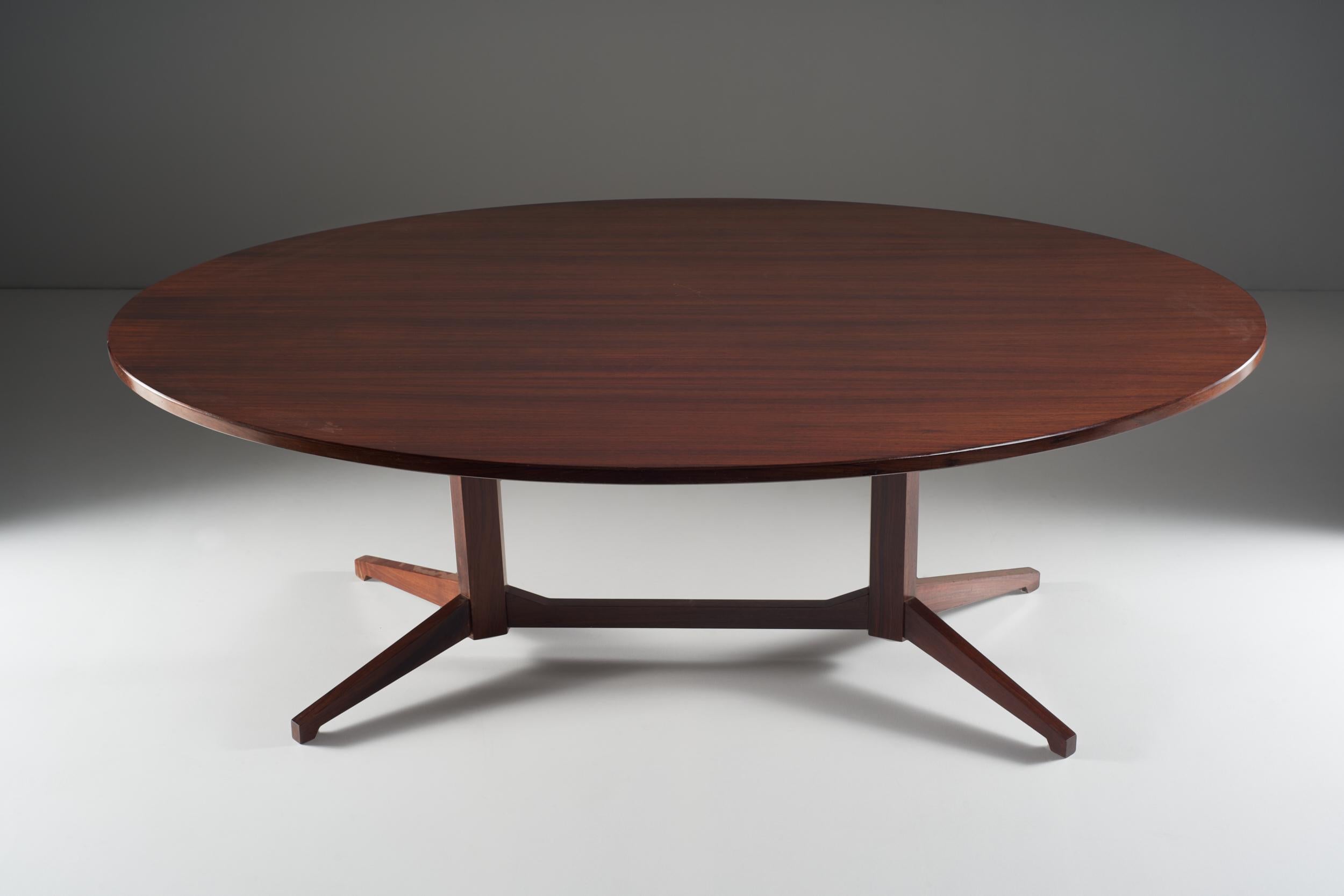 Italian Franco Albini and Franca Helg Table TL22 Wood Poggi, Italy, circa 1958
